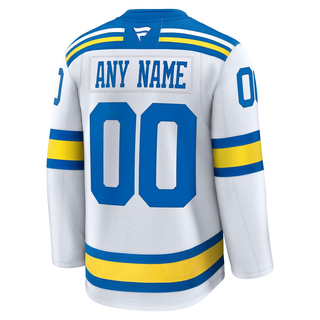 St. Louis Blues Fanatics Alternate Premium Custom Jersey - Blue