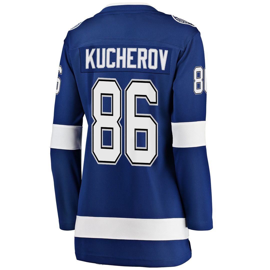 Nikita Kucherov Tampa Bay Lightning Fanatics Women's Home Breakaway Jersey - Blue