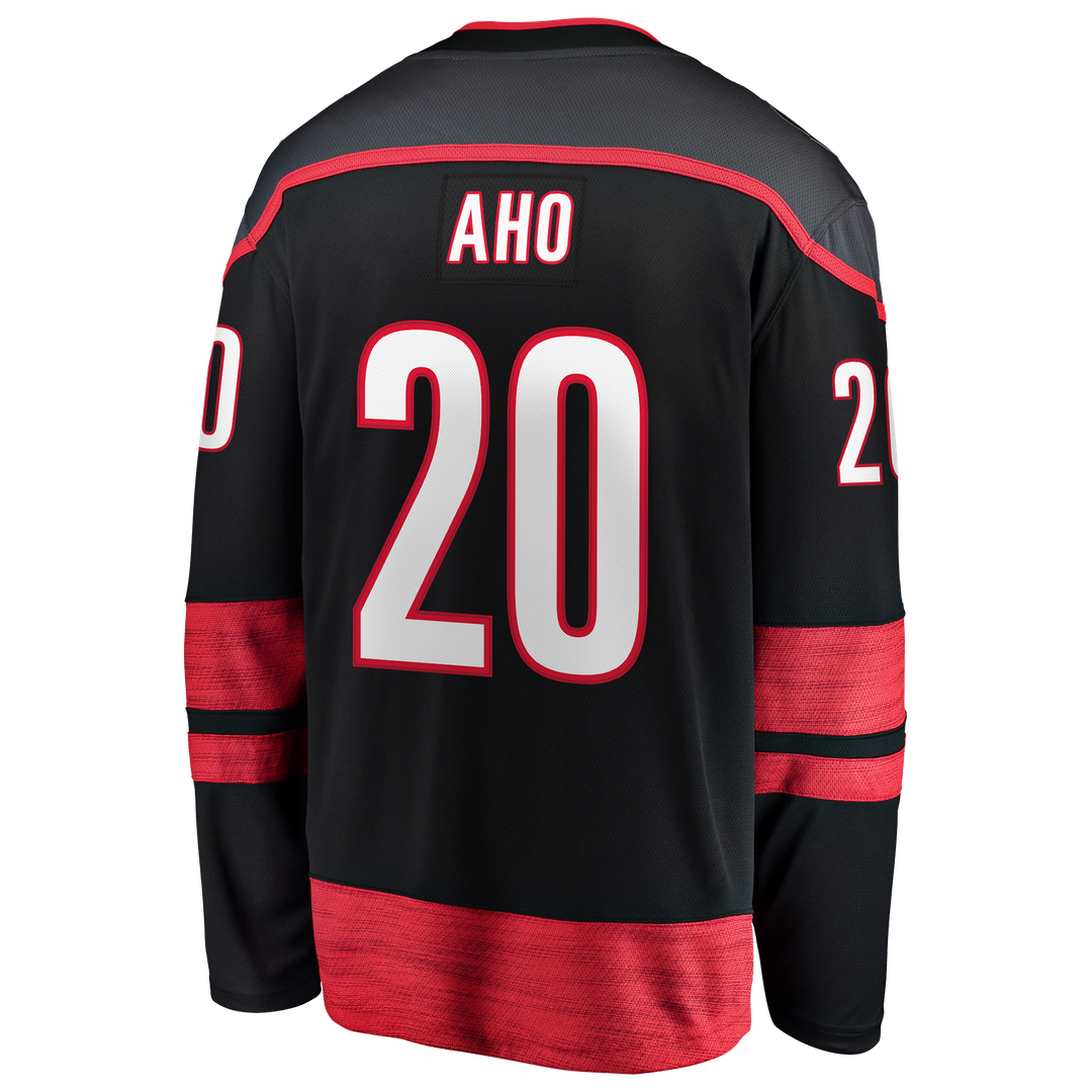Sebastian Aho Carolina Hurricanes Fanatics 2026 Stanley Cup Champions Home Breakaway Jersey - Black