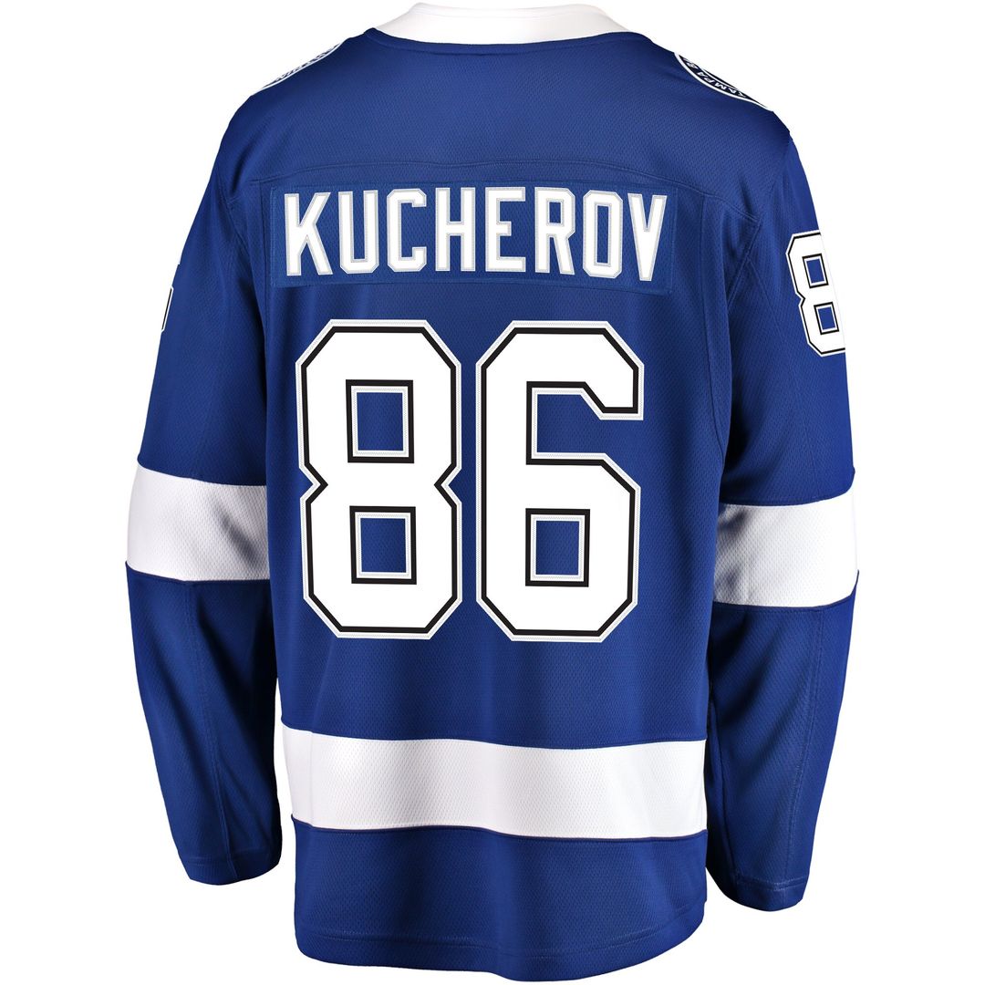 Nikita Kucherov Tampa Bay Lightning Fanatics Breakaway Jersey - Blue