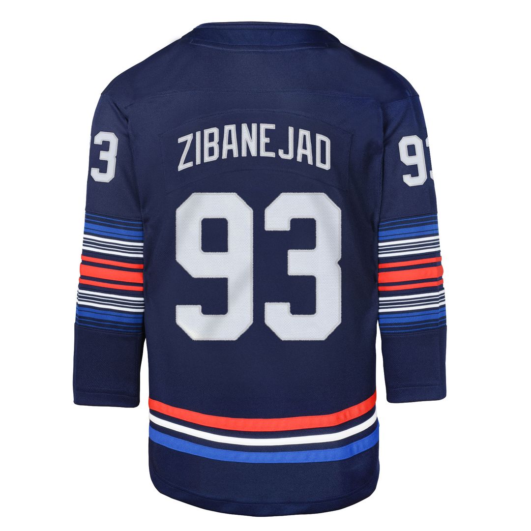 Mika Zibanejad New York Rangers Youth Home Premier Player Jersey - Blue