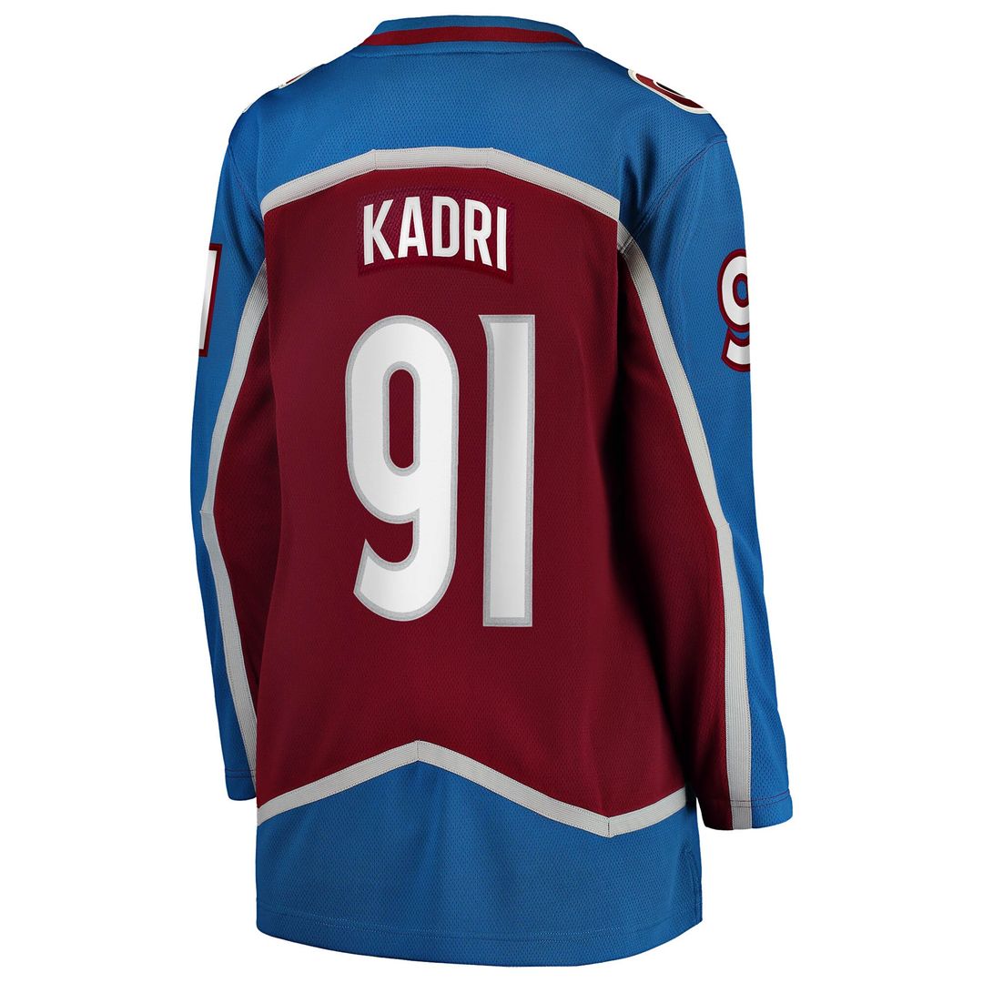 Nazem Kadri Colorado Avalanche Fanatics Women's Home Breakaway Jersey - Burgundy