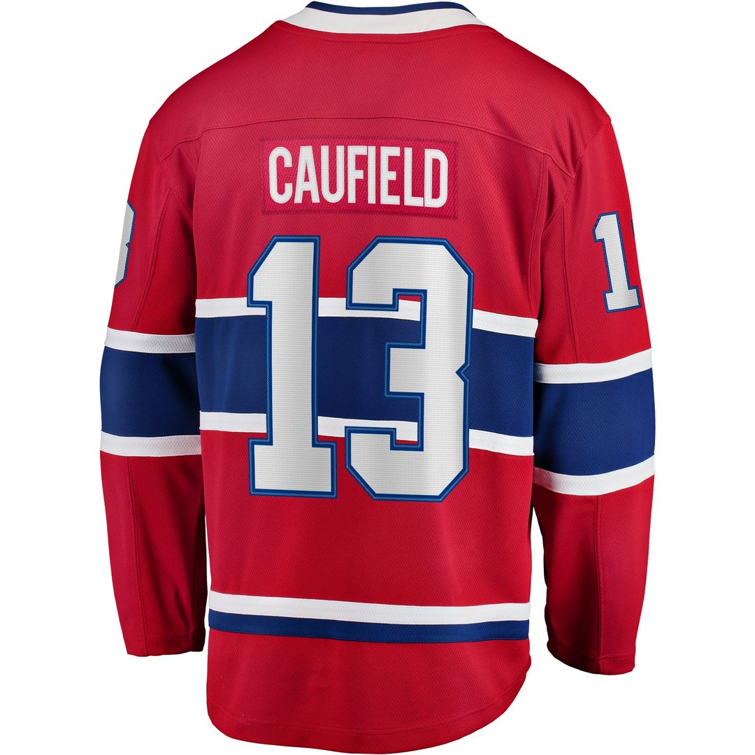 Cole Caufield Montreal Canadiens Fanatics Home Premier Breakaway Player Jersey - Red