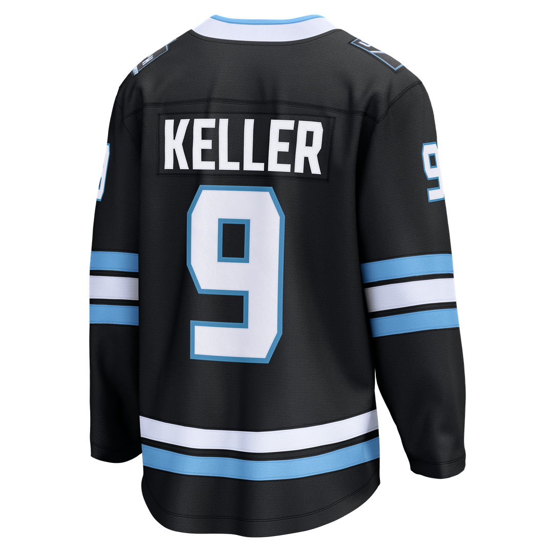 Clayton Keller Utah Mammoth Fanatics Home Breakaway Jersey - Black