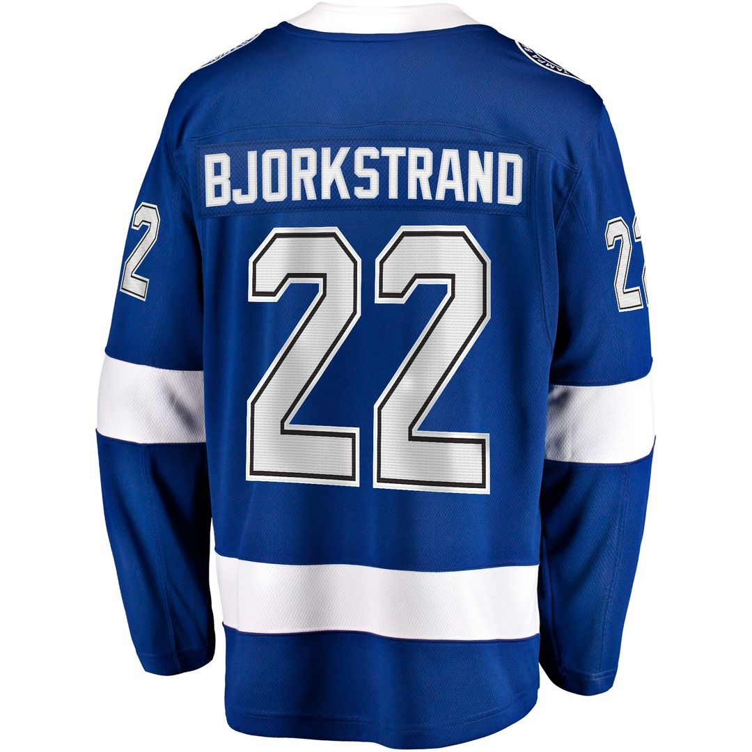 Oliver Bjorkstrand Tampa Bay Lightning Fanatics Home Breakaway Jersey - Blue