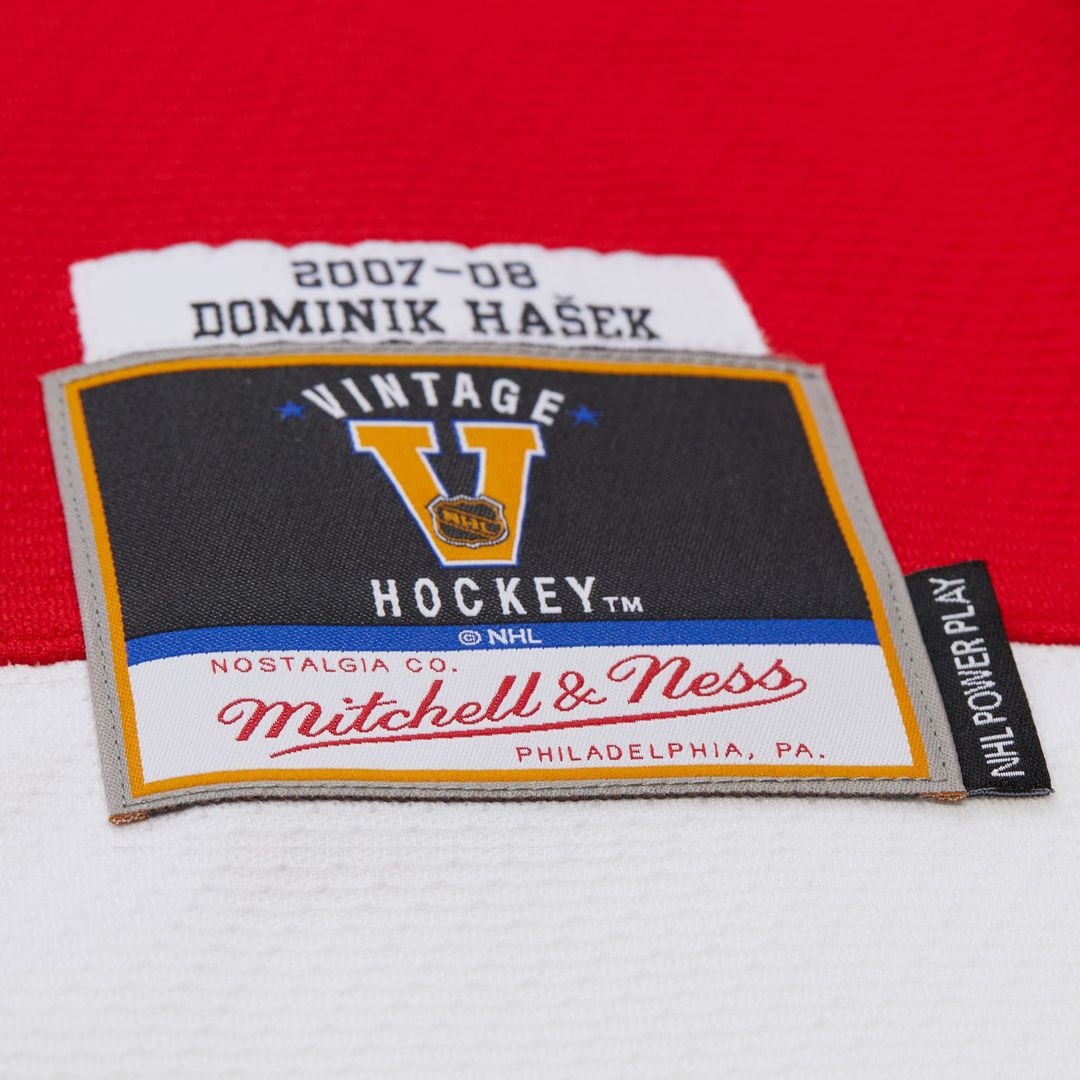 Dominik Hasek Detroit Red Wings Mitchell & Ness 2007-08 Power Play Jersey - Red