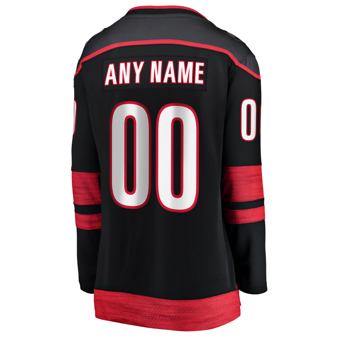 Carolina Hurricanes Fanatics Women's 2026 Stanley Cup Final Home Breakaway Custom Jersey - Black