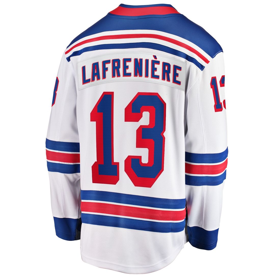 Alexis Lafreniere New York Rangers Fanatics Breakaway Jersey - White