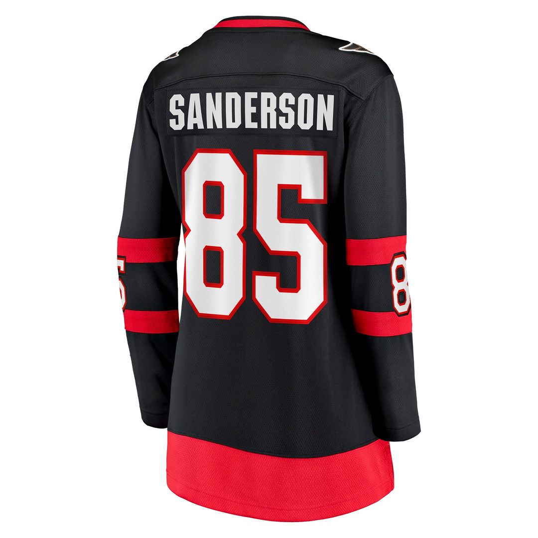 Jake Sanderson Ottawa Senators Fanatics Women's Home Breakaway Jersey - Black