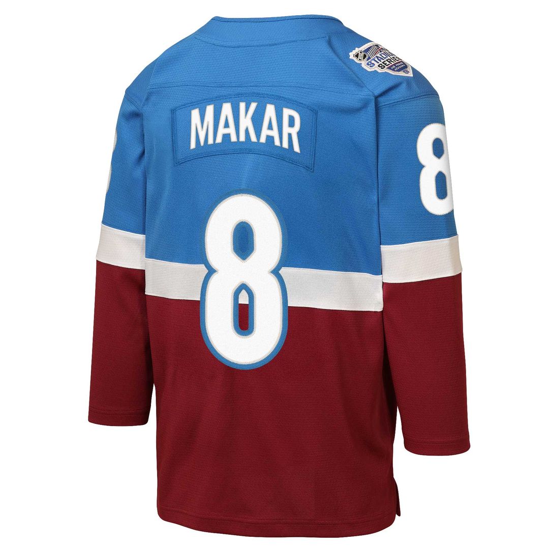 Cale Makar Colorado Avalanche Mitchell & Ness Youth 2020 Stadium Series Power Play Jersey - Blue/Burgundy