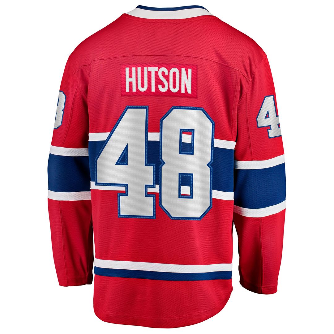 Lane Hutson Montreal Canadiens Fanatics Home Breakaway Jersey - Red