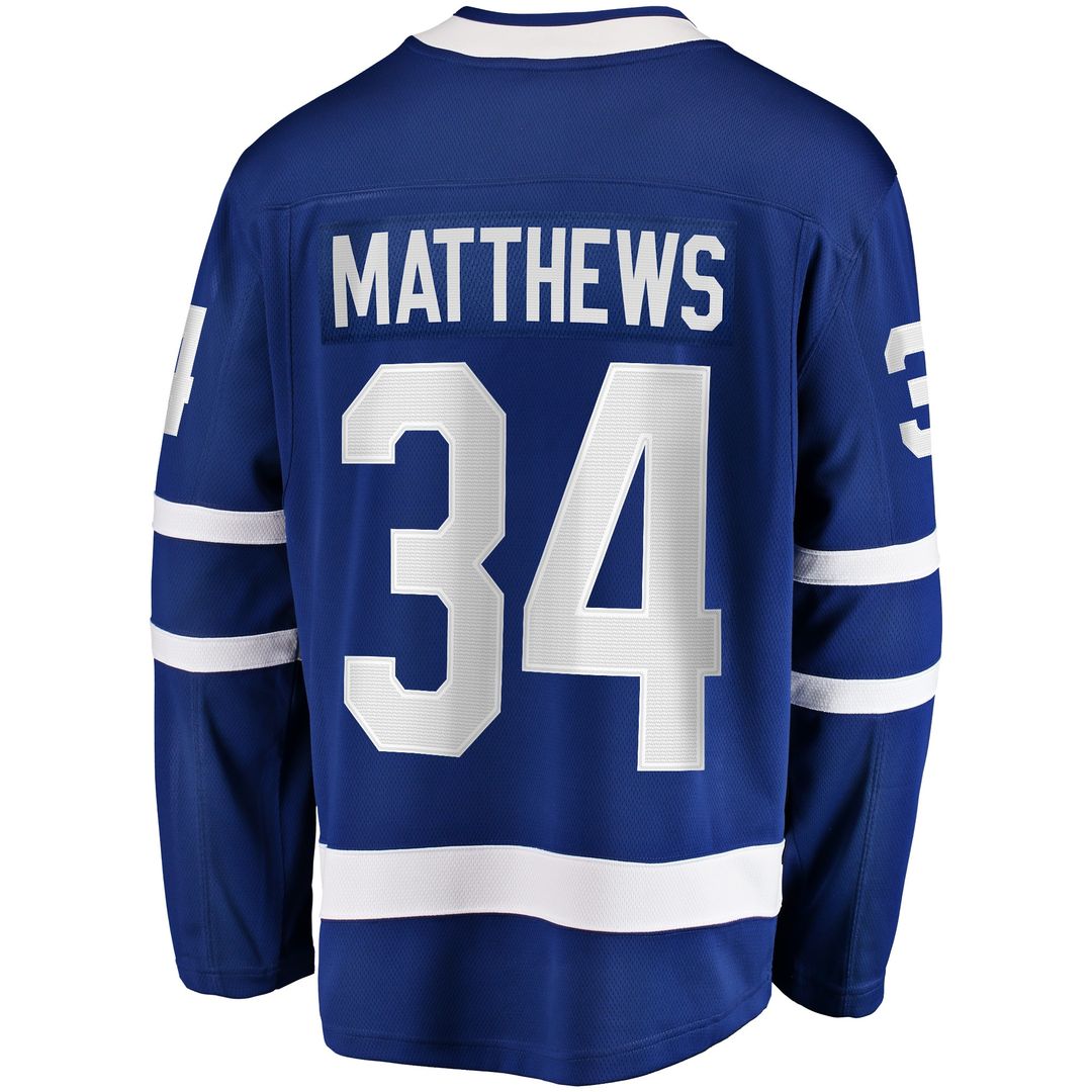 Auston Matthews Toronto Maple Leafs Fanatics Home Breakaway Jersey - Blue
