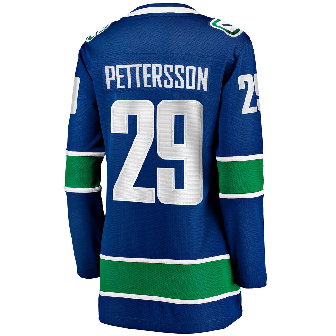 Marcus Pettersson Vancouver Canucks Fanatics Women's Home Breakaway Player Jersey - Blue