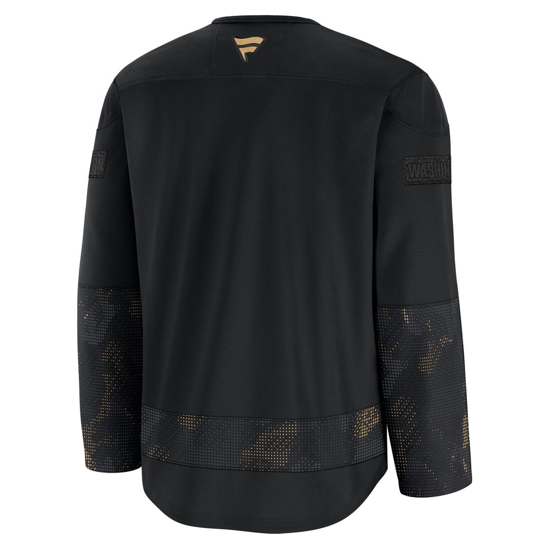Washington Capitals Fanatics 2024 Military Appreciation Practice Jersey - Black