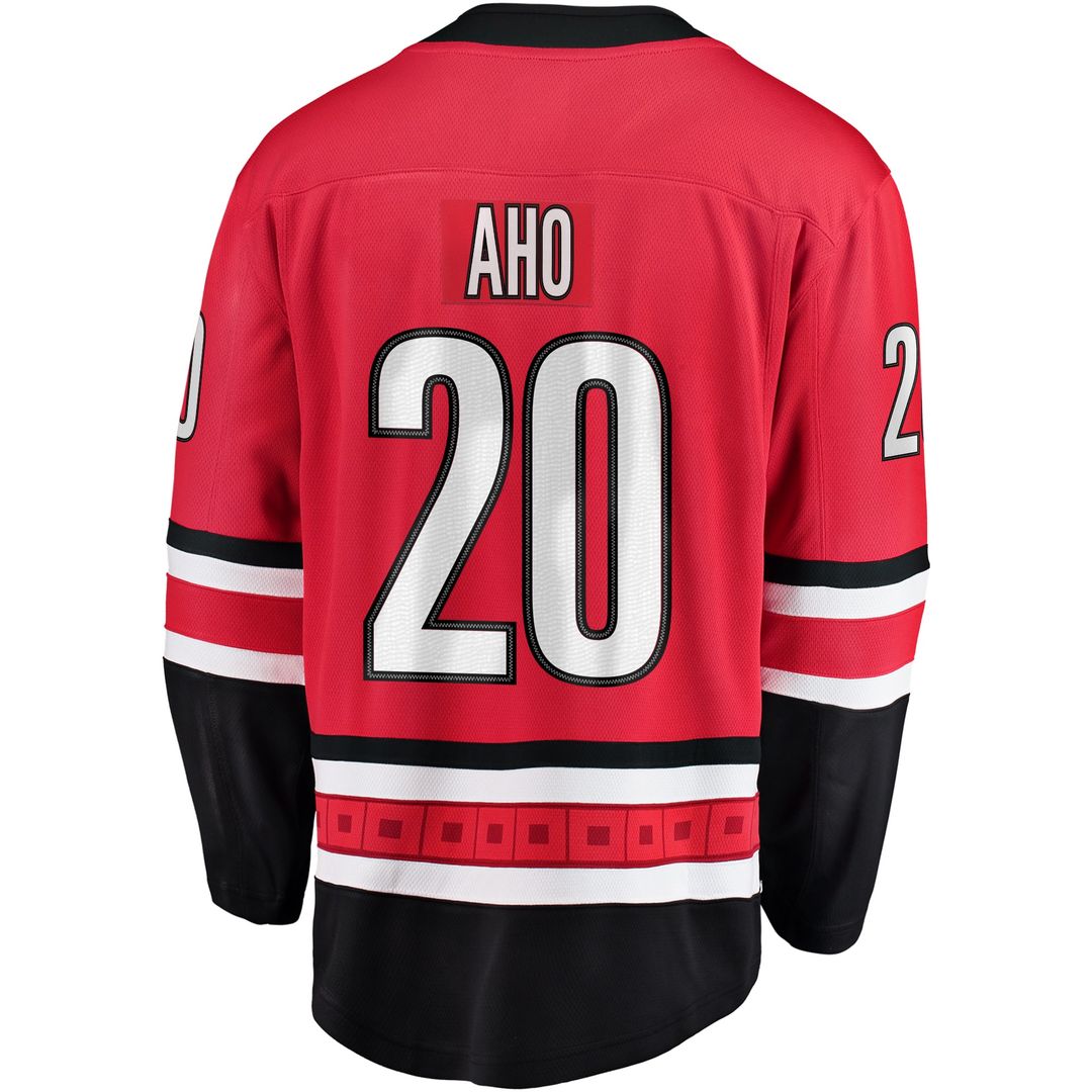 Sebastian Aho Carolina Hurricanes Fanatics Home Breakaway Jersey - Black