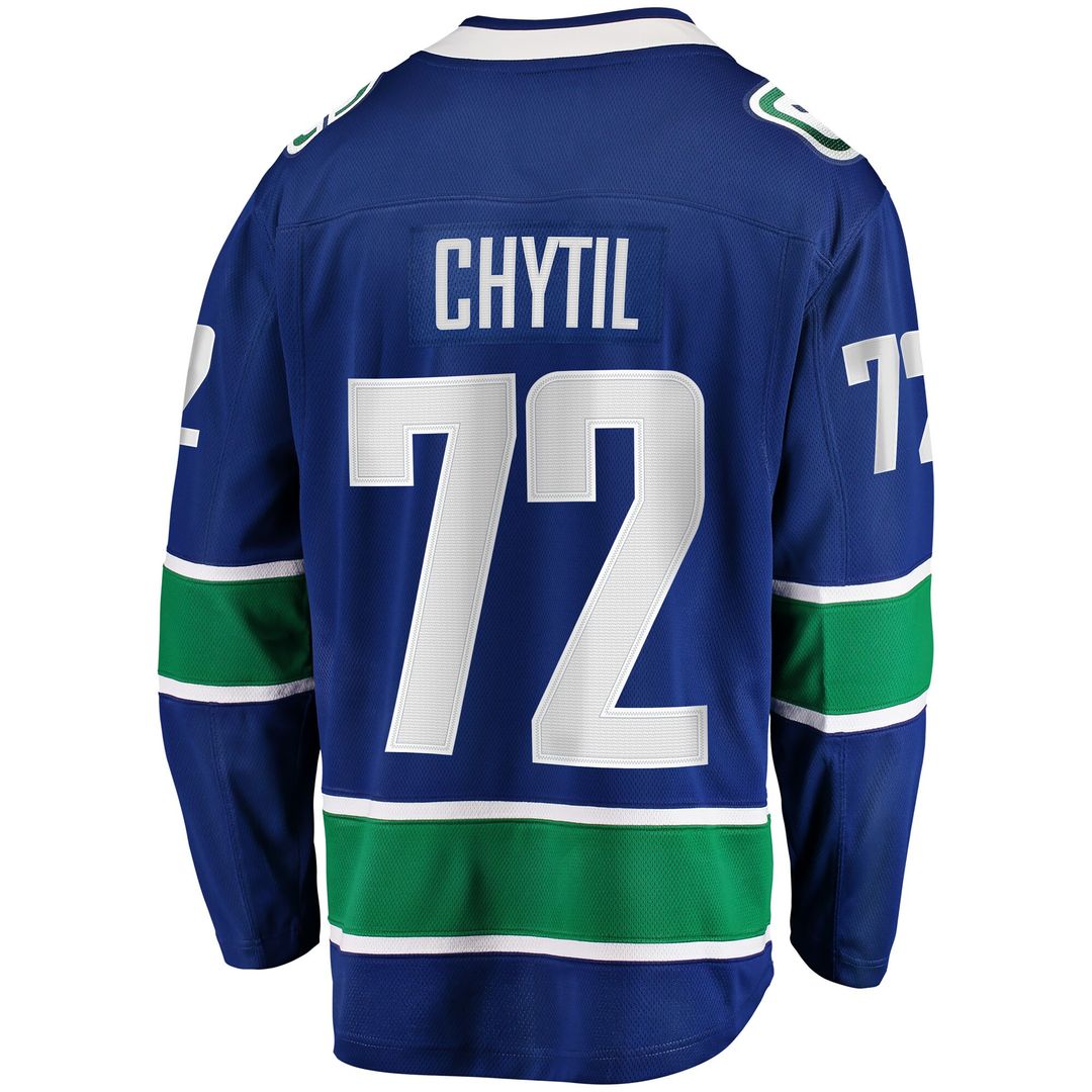 Filip Chytil Vancouver Canucks Fanatics Home Breakaway Jersey - Blue