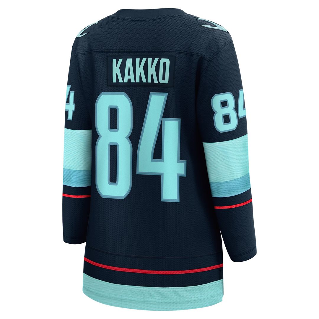 Kaapo Kakko Seattle Kraken Fanatics Women's Home Breakaway Player Jersey - Deep Sea Blue