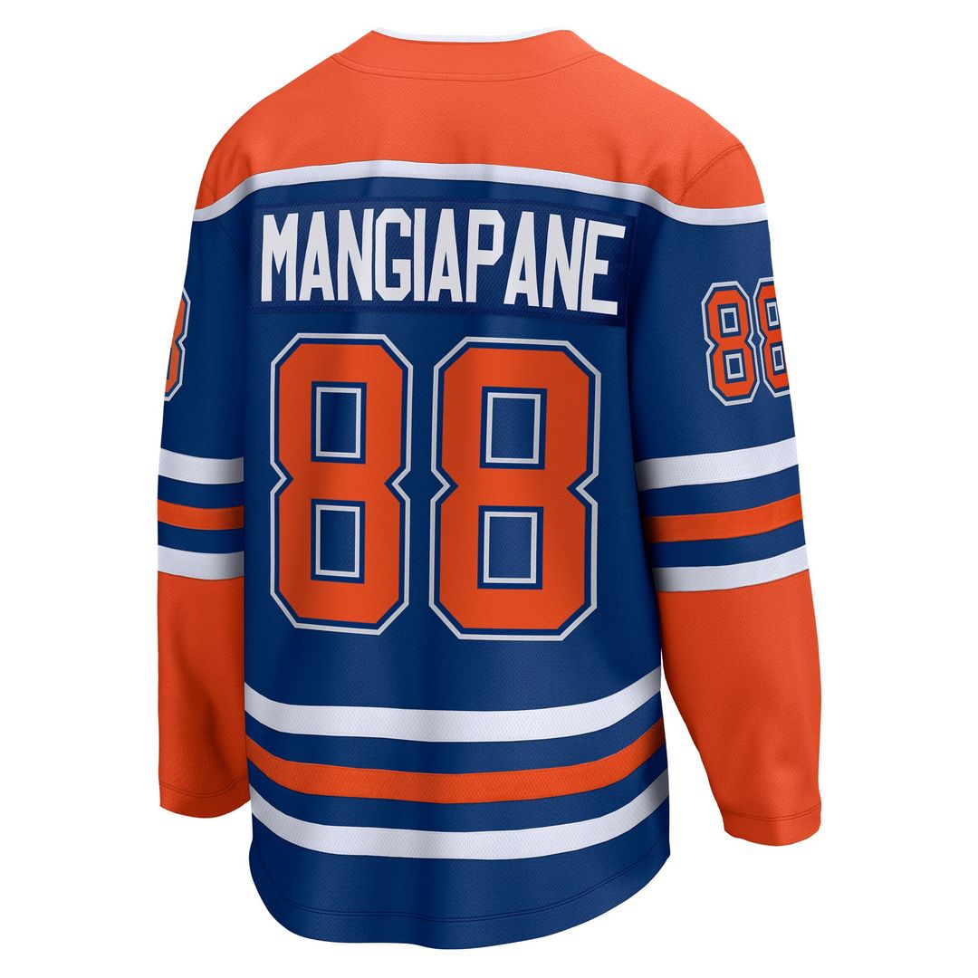 Andrew Mangiapane Edmonton Oilers Fanatics Home Breakaway Jersey - Royal