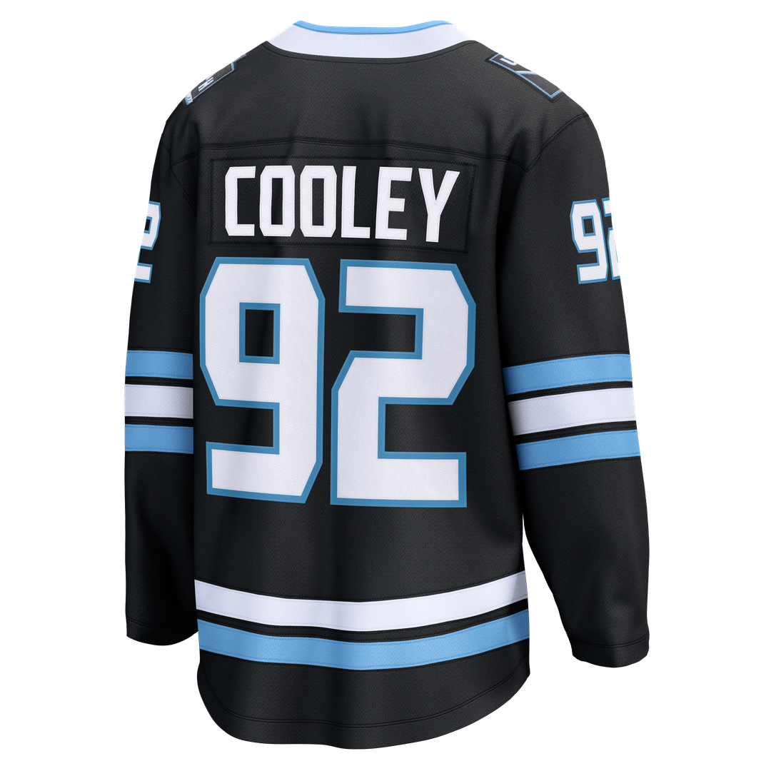 Logan Cooley Utah Mammoth Fanatics Home Breakaway Jersey - Black
