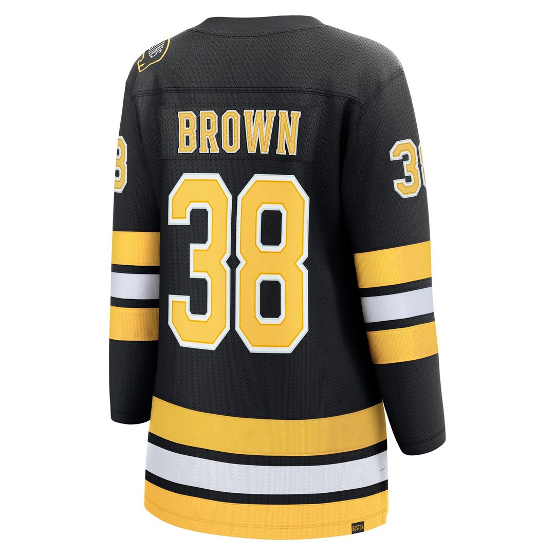 Patrick Brown Boston Bruins Fanatics Women's Home Breakaway Player Jersey - Black
