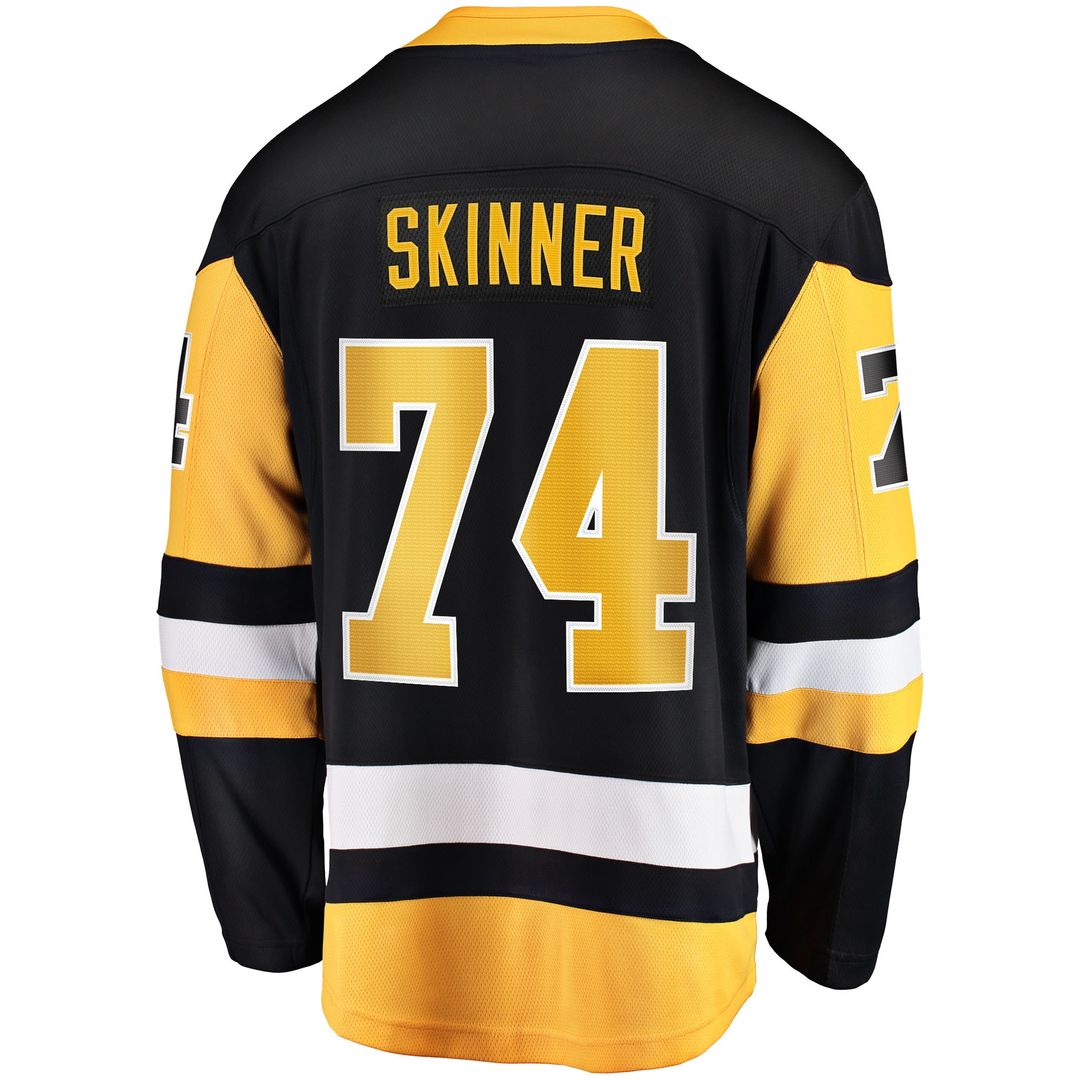Stuart Skinner Pittsburgh Penguins Fanatics Home Breakaway Jersey - Black