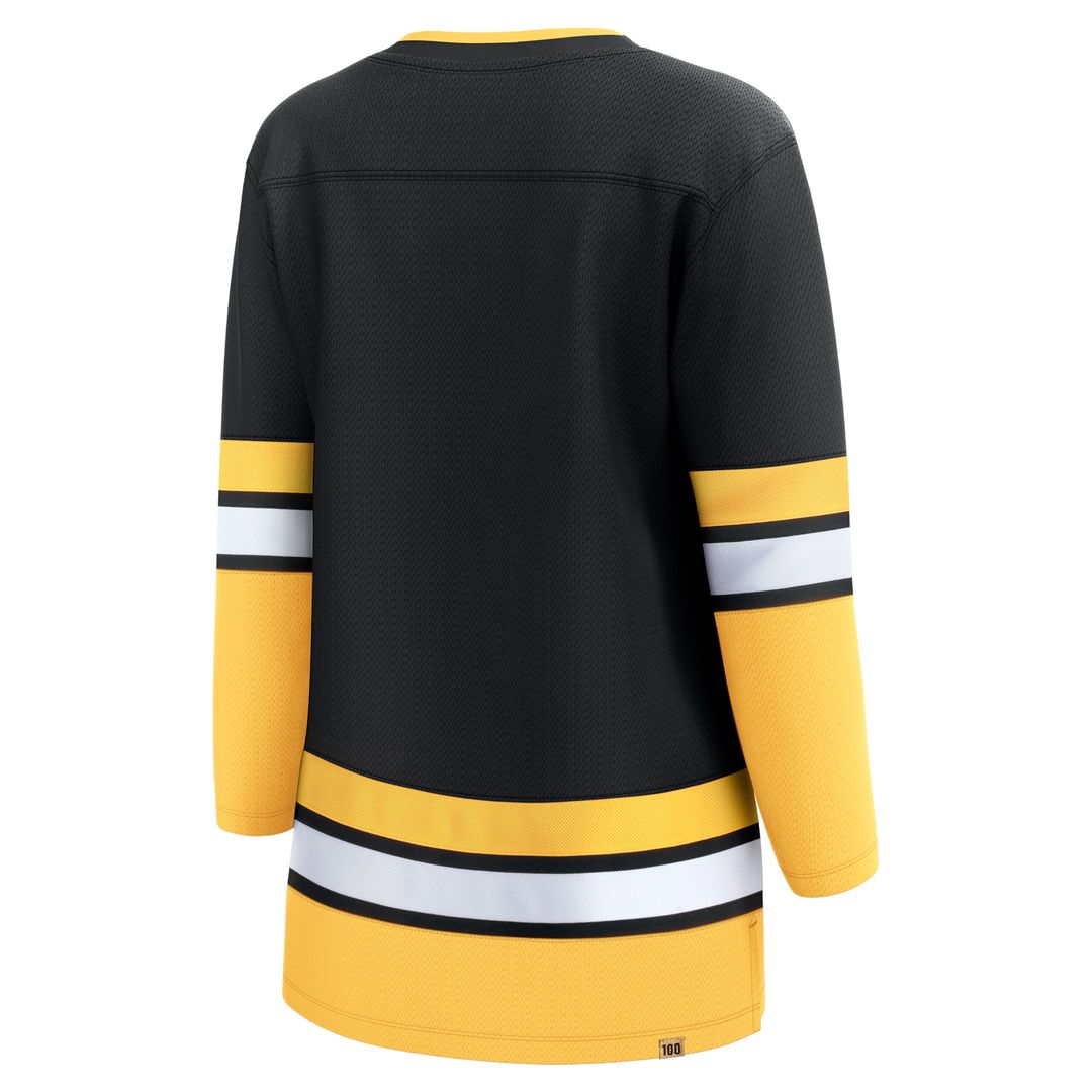 Boston Bruins Fanatics Women's Alternate 100th Anniversary Breakaway Jersey - Black