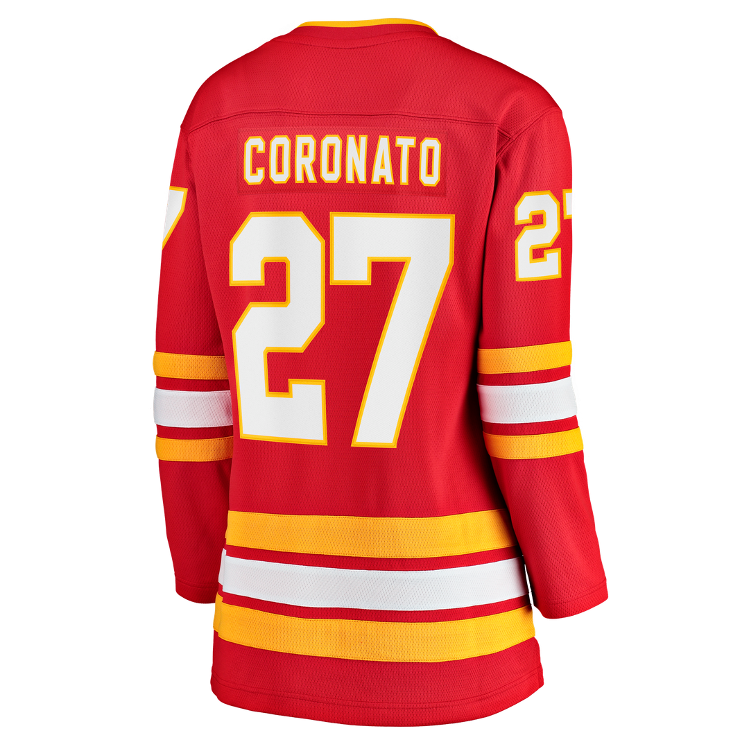 Matt Coronato Calgary Flames Fanatics Women's Home Breakaway Jersey - Red