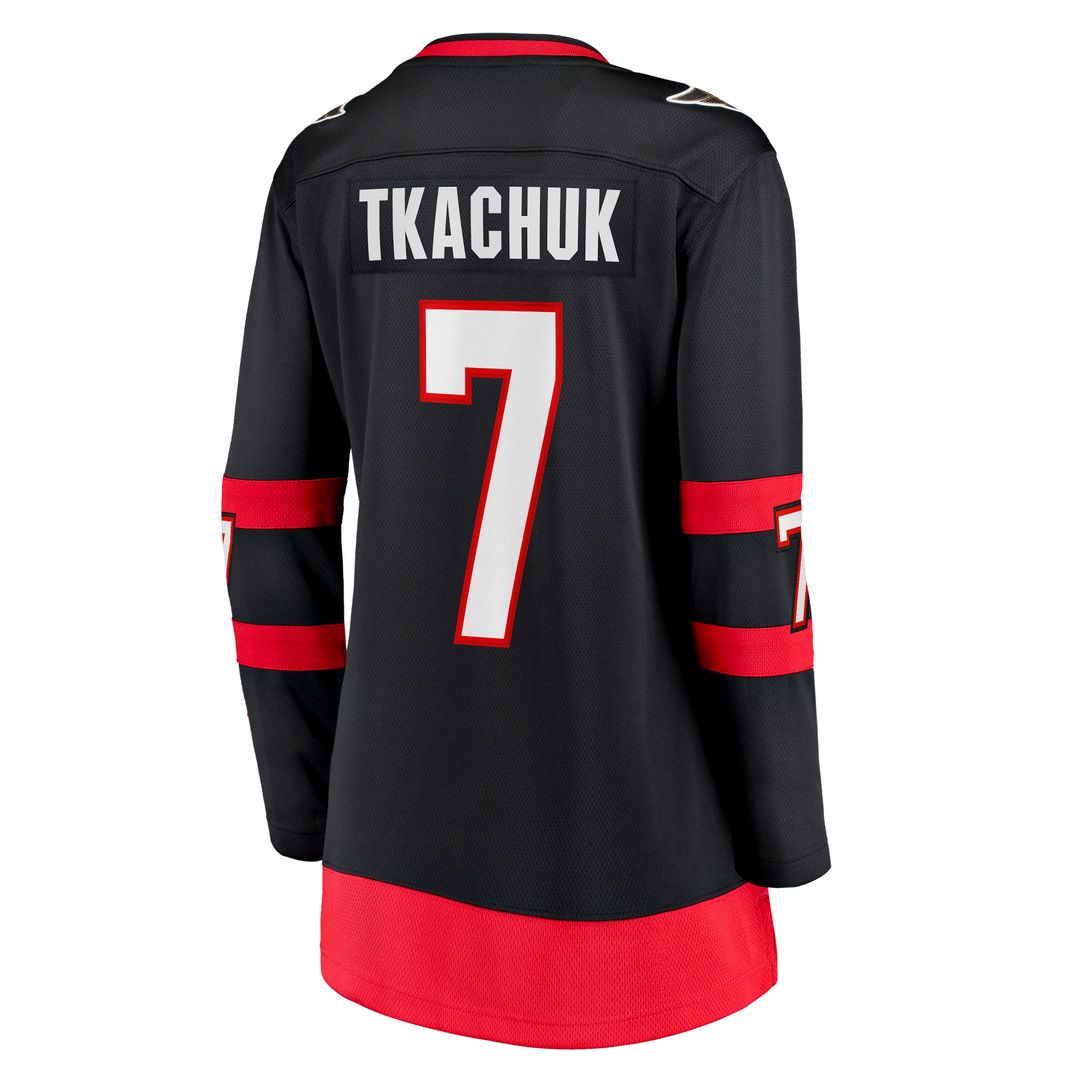 Brady Tkachuk Ottawa Senators Fanatics Women's Home Breakaway Jersey - Black