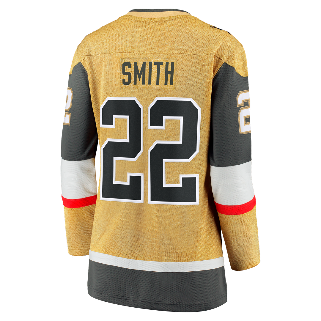 Cole Smith Vegas Golden Knights Fanatics Women's Home Breakaway Jersey - Gold