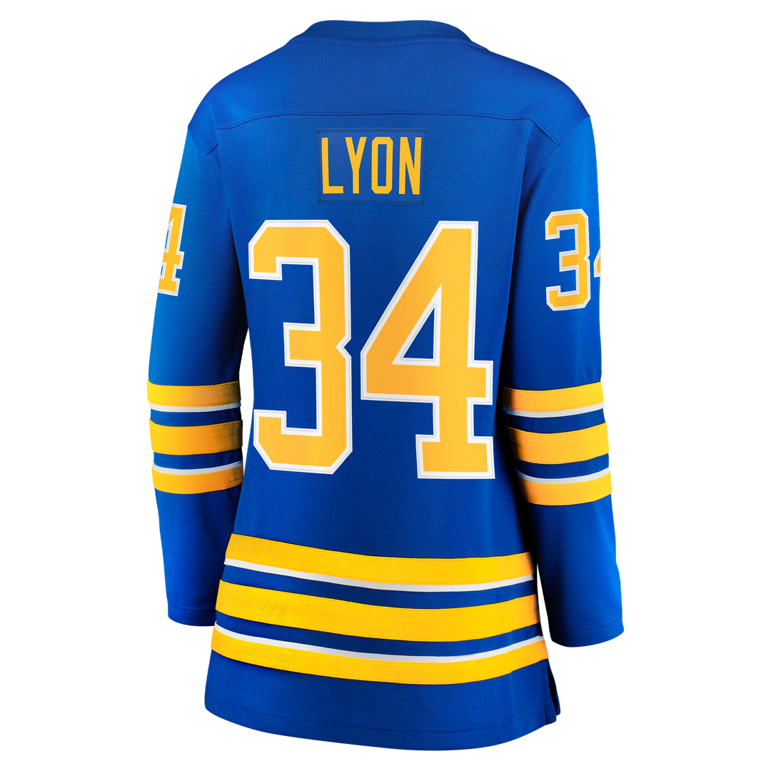 Alex Lyon Buffalo Sabres Fanatics Women's Home Breakaway Jersey - Royal