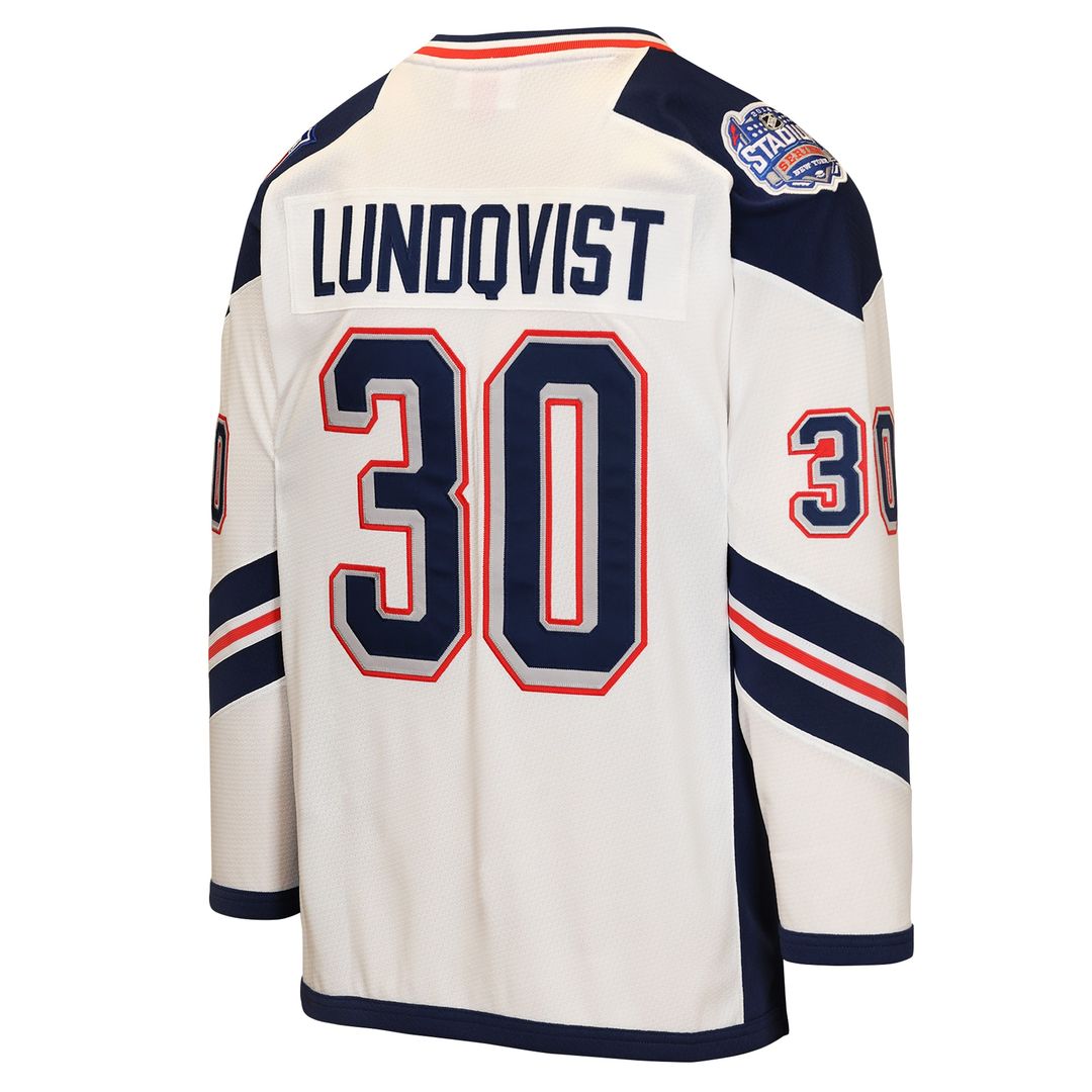 Henrik Lundqvist New York Rangers Mitchell & Ness Youth 2014 Stadium Series Power Play Jersey - White
