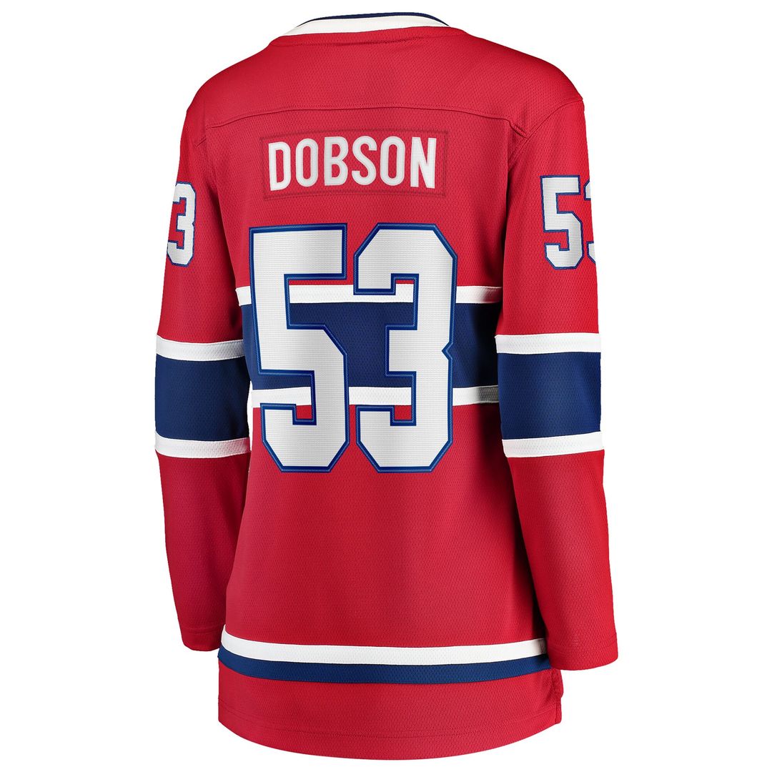 Noah Dobson Montreal Canadiens Fanatics Women's Home Breakaway Jersey - Red