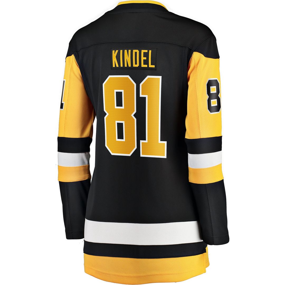 Ben Kindel Pittsburgh Penguins Fanatics Women's Home Breakaway Jersey - Black