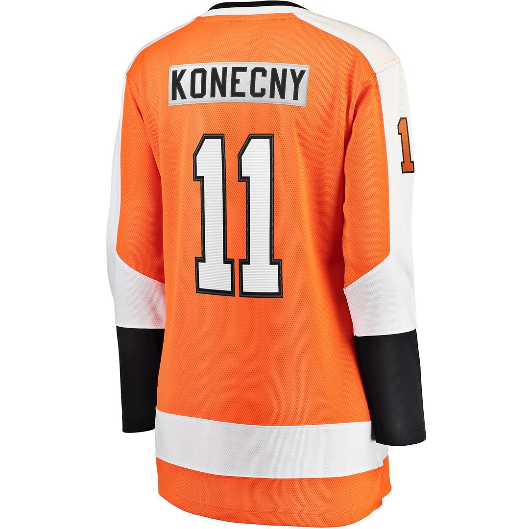 Travis Konecny Philadelphia Flyers Fanatics Women's Home Breakaway Jersey - Orange