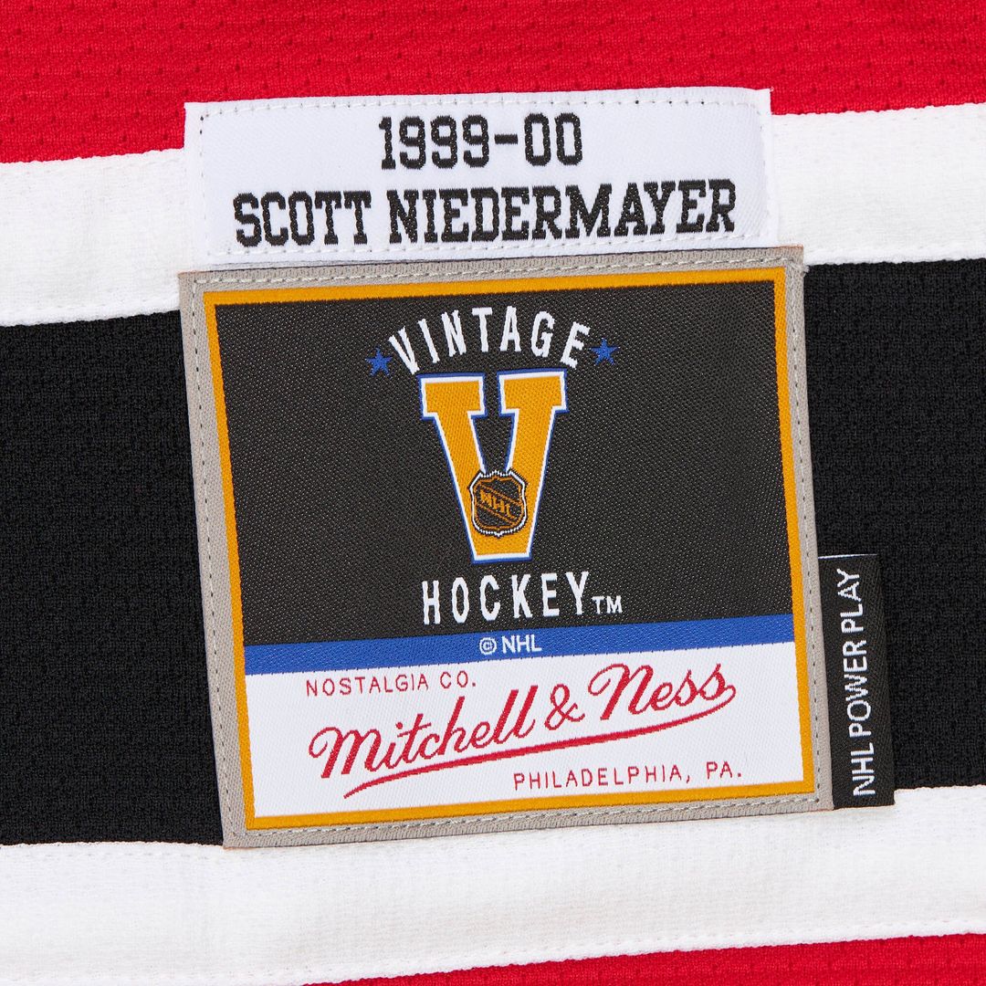 Scott Niedermayer New Jersey Devils Mitchell & Ness Big & Tall 1999/00 Blue Line 2.0 Jersey - Red