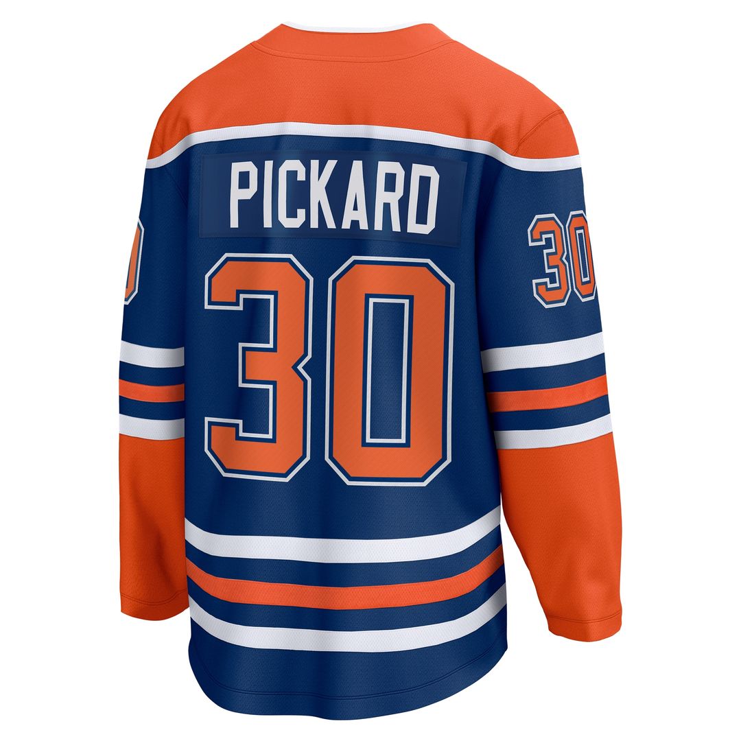 Calvin Pickard Edmonton Oilers Fanatics Home Premier Breakaway Player Jersey - Royal