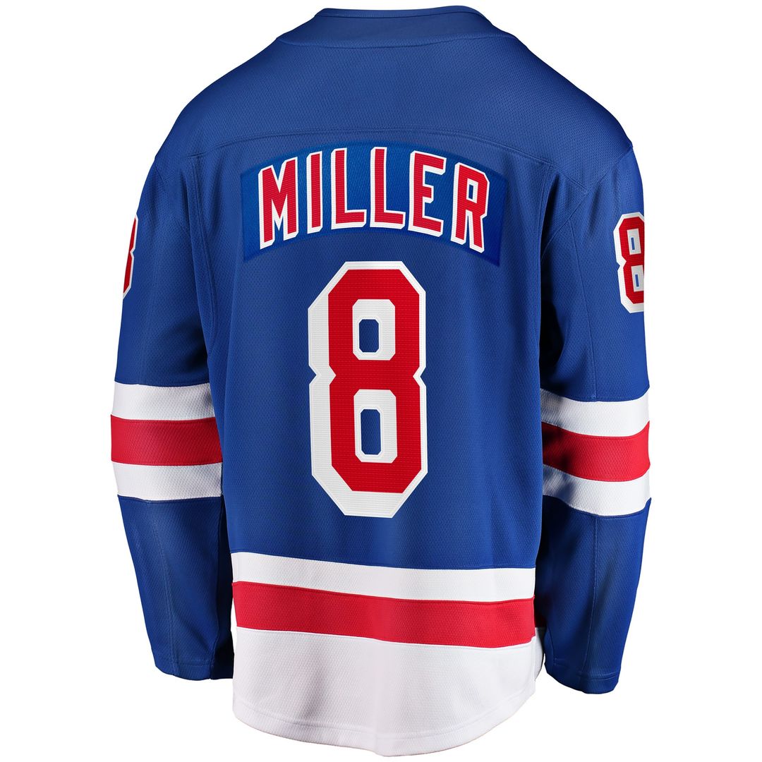 J.T. Miller New York Rangers Fanatics Home Breakaway Jersey - Blue
