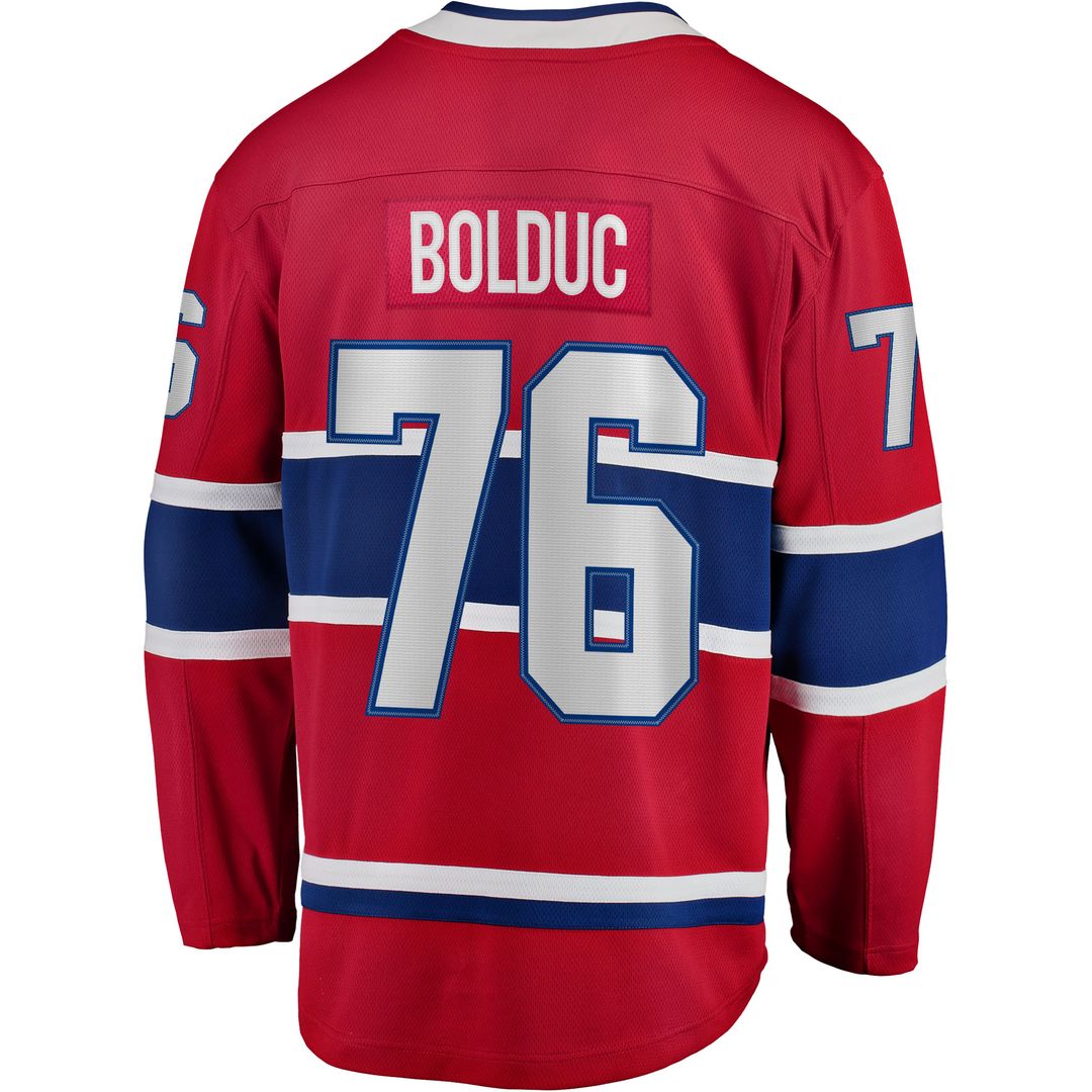 Zack Bolduc Montreal Canadiens Fanatics Home Breakaway Jersey - Red