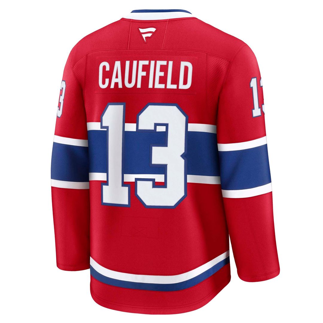 Cole Caufield Montreal Canadiens Fanatics Home Premium Jersey - Red