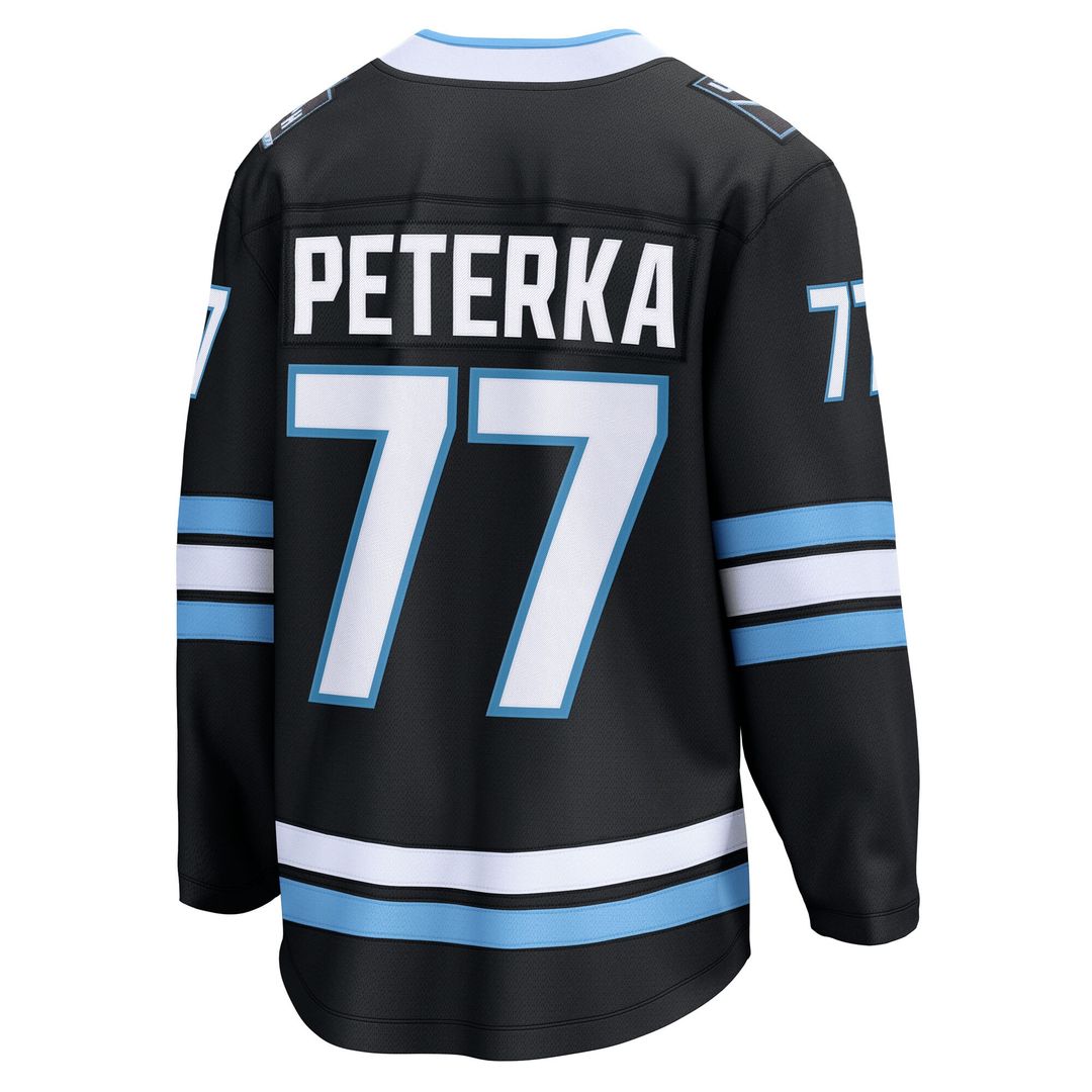 JJ Peterka Utah Mammoth Fanatics Home Breakaway Jersey - Black