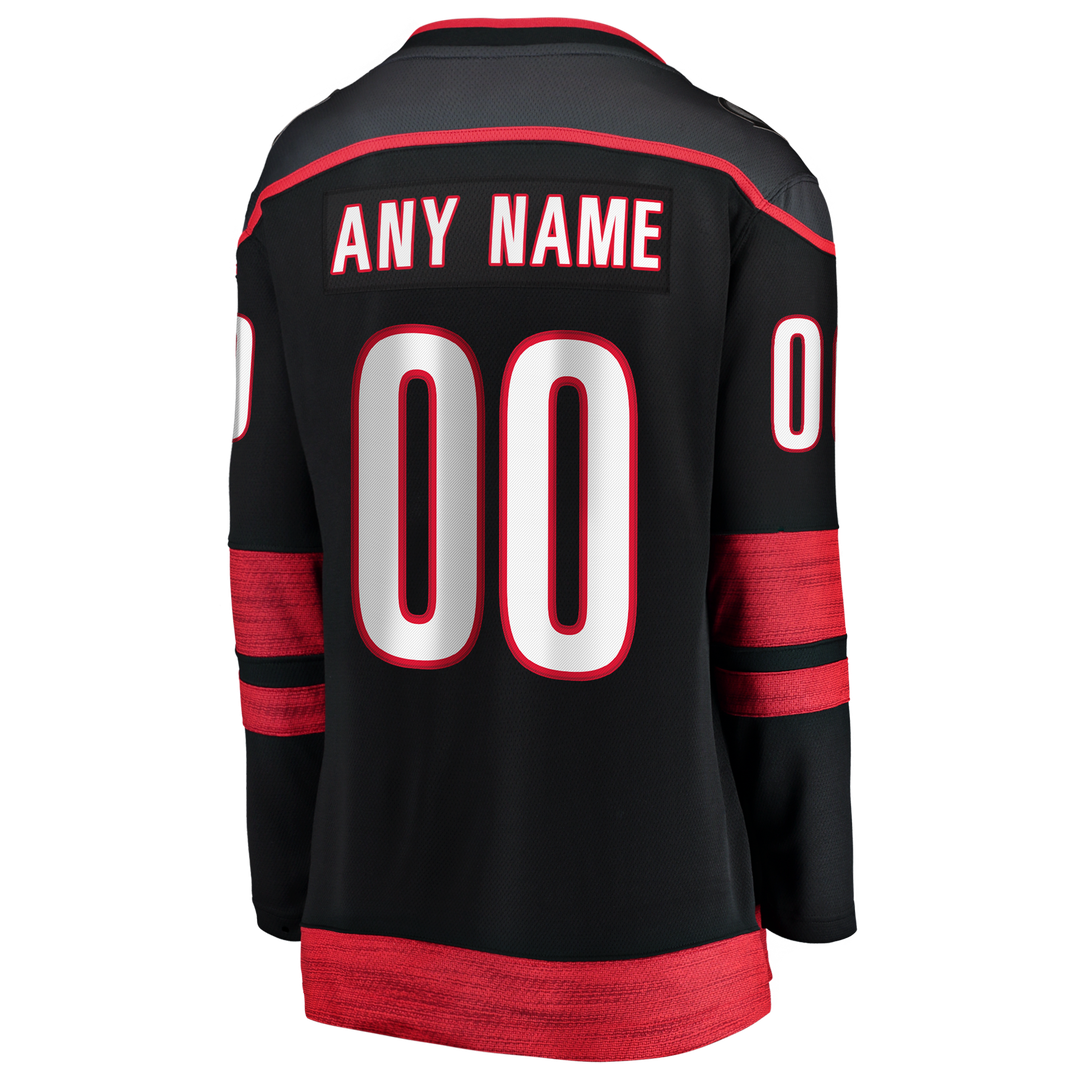 Carolina Hurricanes Fanatics Women's 2026 Stanley Cup Champions Home Breakaway Custom Jersey - Black