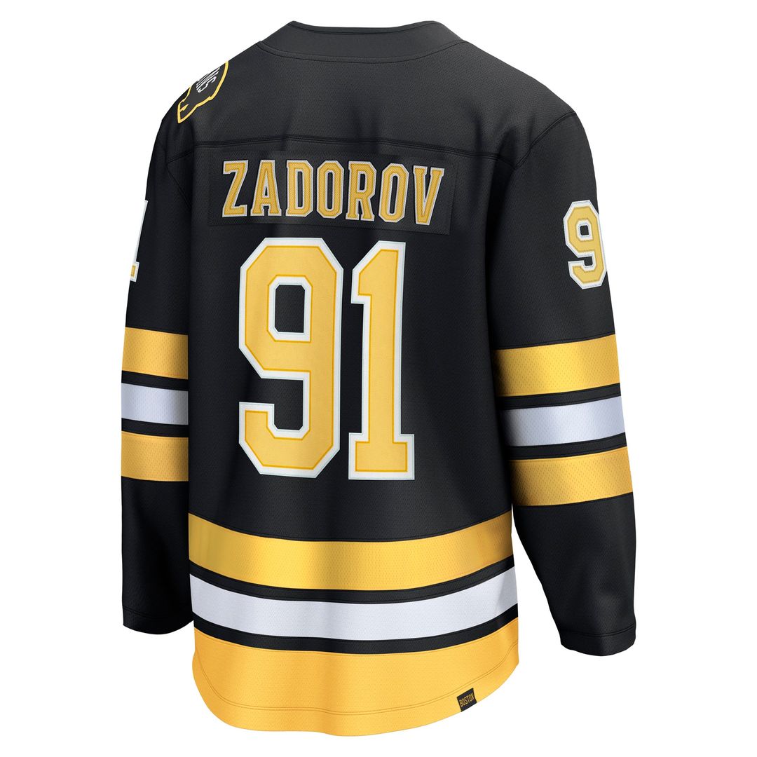 Nikita Zadorov Boston Bruins Fanatics Home Breakaway Player Jersey - Black