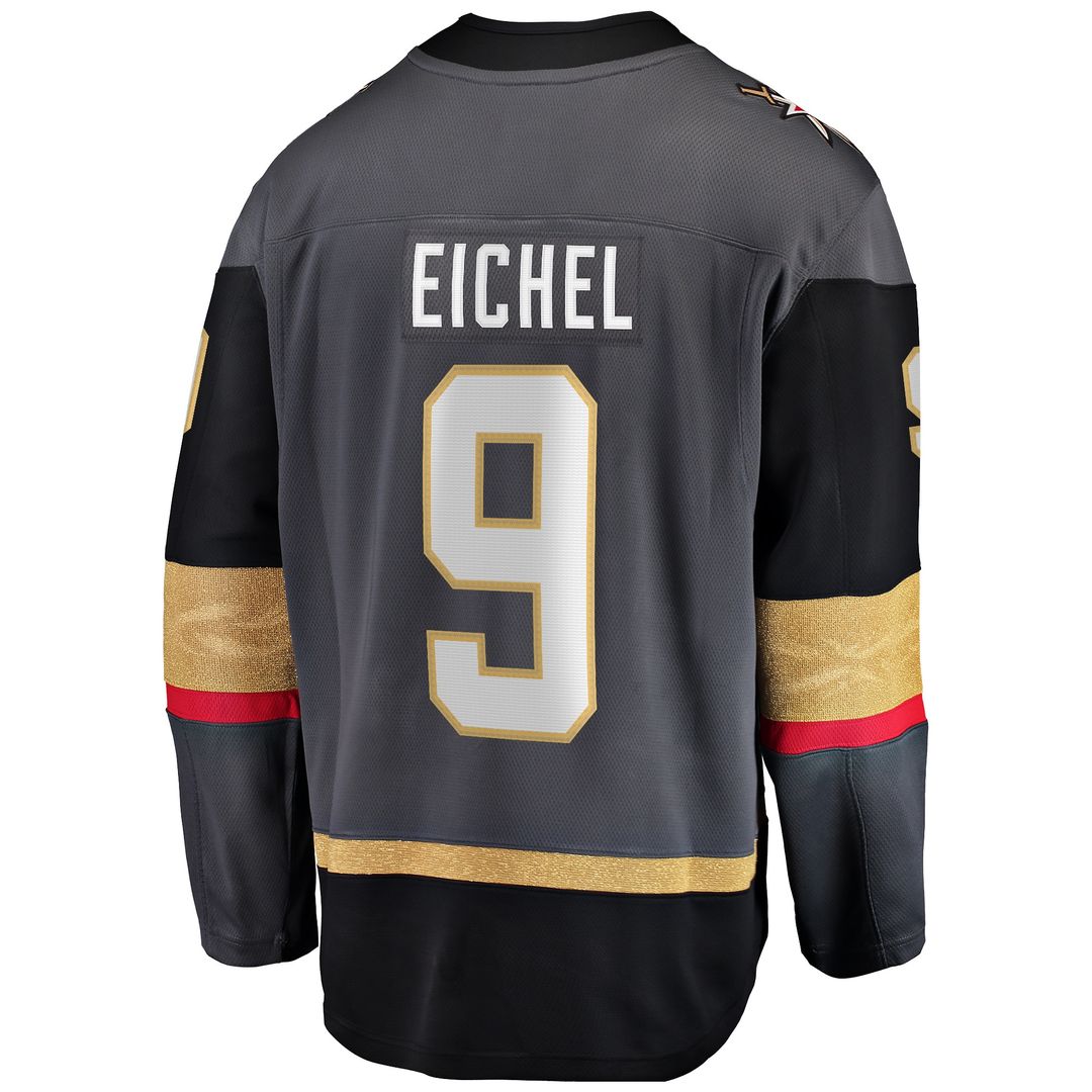 Jack Eichel Vegas Golden Knights Fanatics Alternate Breakaway Player Jersey - Gray