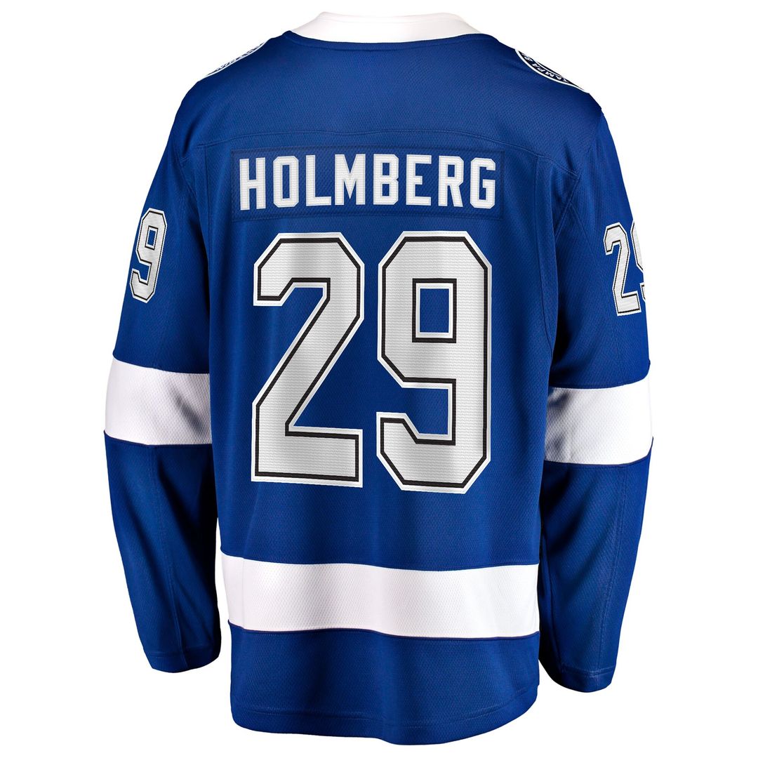 Pontus Holmberg Tampa Bay Lightning Fanatics Home Breakaway Jersey - Blue