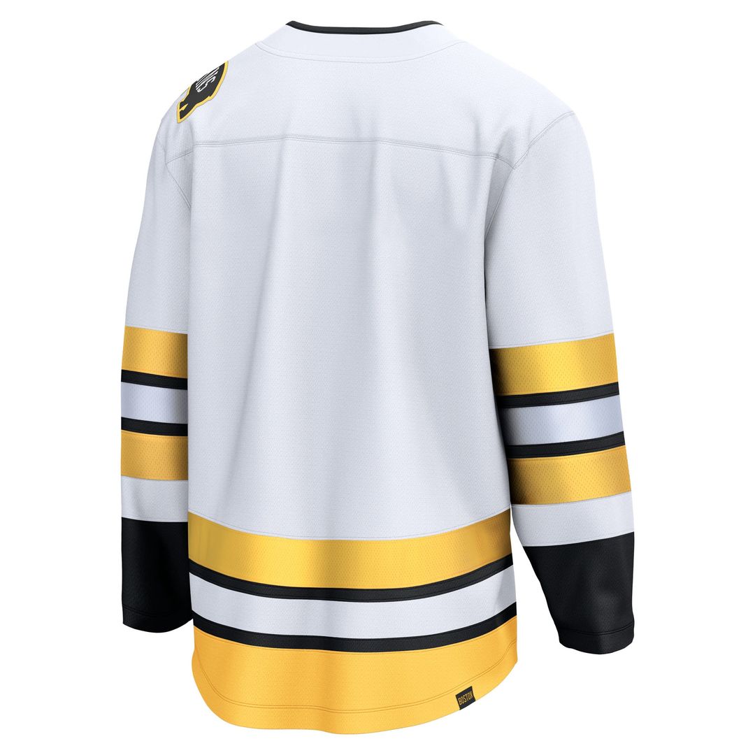 Boston Bruins Fanatics Away Breakaway Jersey - White