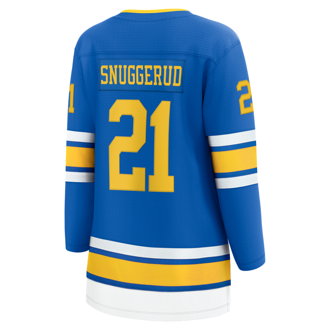 Jimmy Snuggerud St. Louis Blues Fanatics Women's Home Breakaway Jersey - Blue