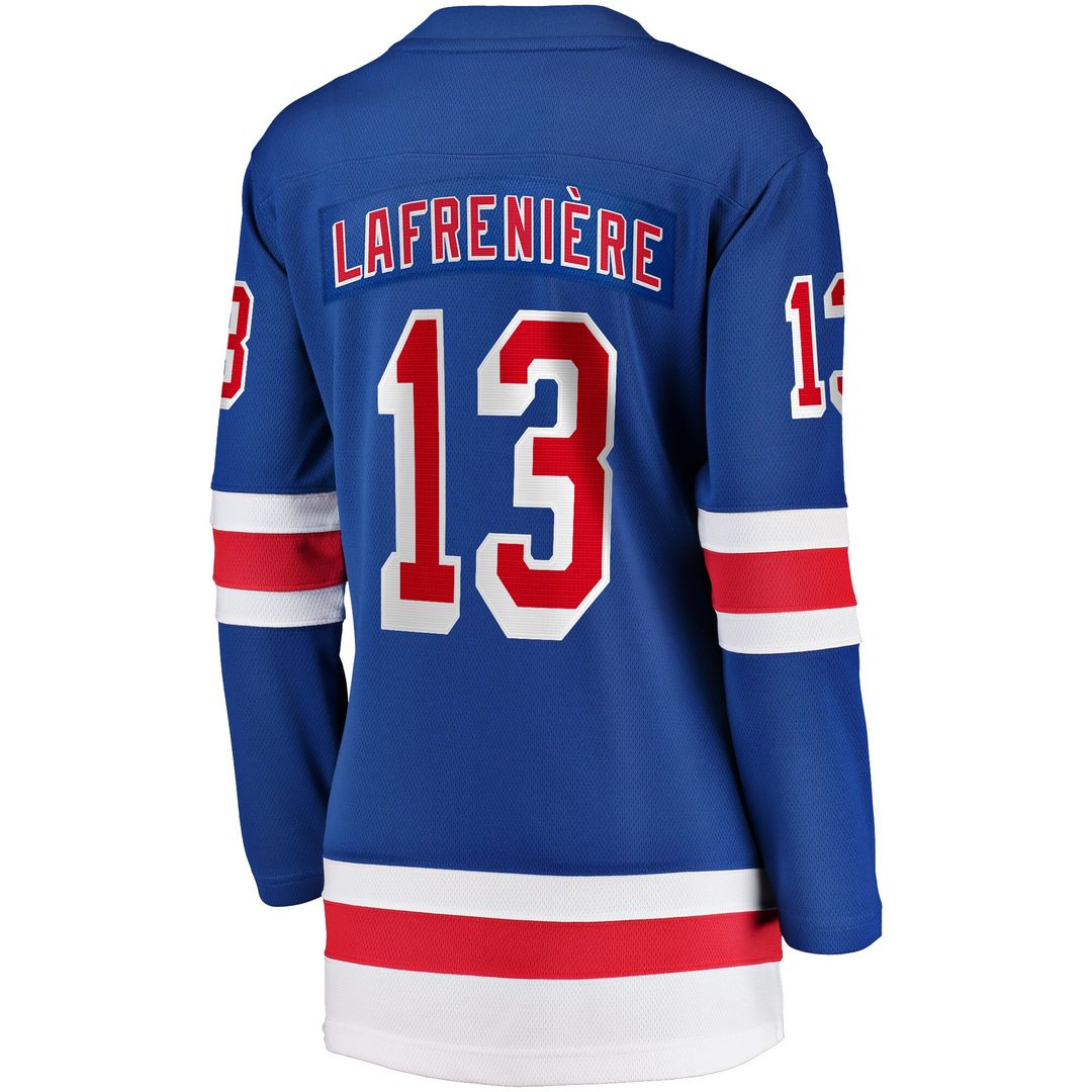 Alexis Lafreni¨¨re New York Rangers Fanatics Women's Breakaway Player Jersey - Blue