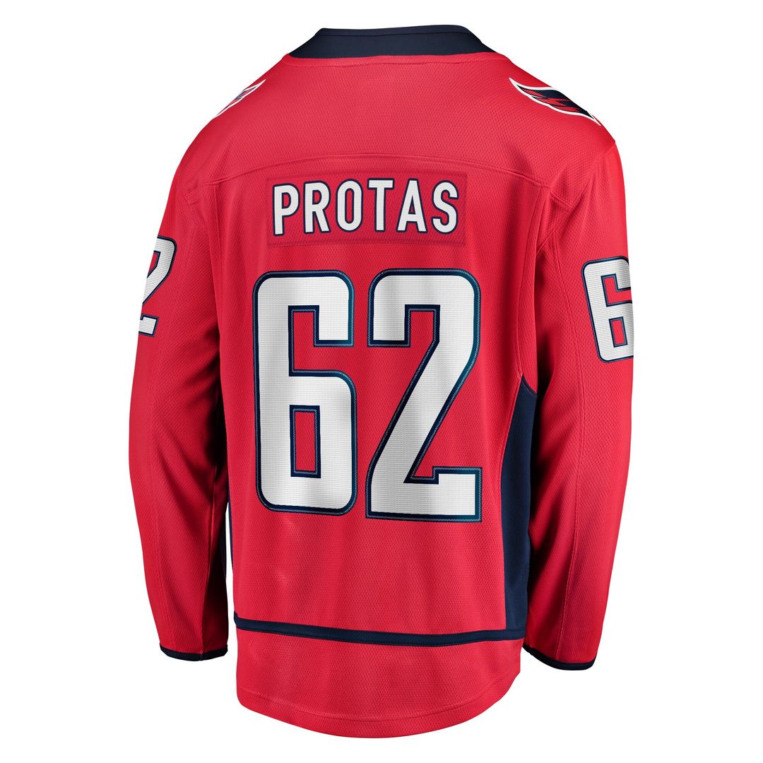 Ilya Protas Washington Capitals Fanatics Home Breakaway Jersey - Red