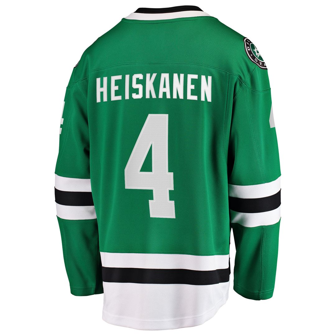 Miro Heiskanen Dallas Stars Fanatics Team Color Breakaway Player Jersey - Kelly Green