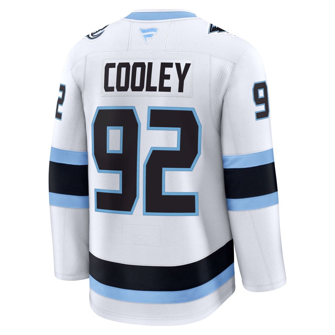 Logan Cooley Utah Mammoth Fanatics Away Premium Player Jersey - White